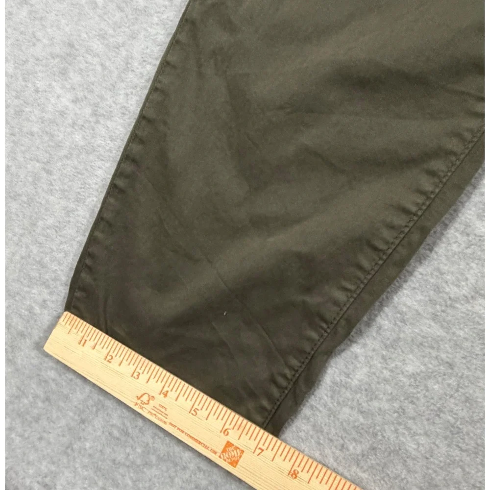 Mavi Jeans Zach Pants‎ Mens 34 Olive Green Straight Leg Twill Trousers